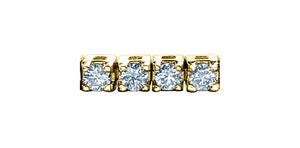 Ladies 10 Karat Yellow Gold Diamond Bracelet (2.00TDW)