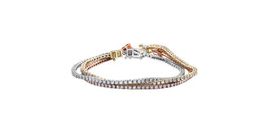 Ladies 10 Karat Yellow Gold Diamond Bracelet (2.00TDW)