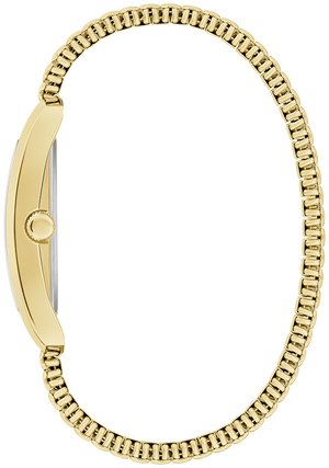 Caravelle Gents Dress Expansion Band Watch - Black Dial
