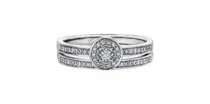 Ladies 10KT Gold Engagement Ring 1=0.035CAN 34=0.095CT