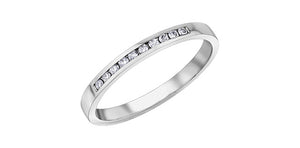 Diamond Band 10 Karat Gold (0.10TDW)