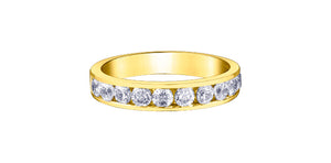 Ladies 14KTY Diamond Band 10=1.00CT