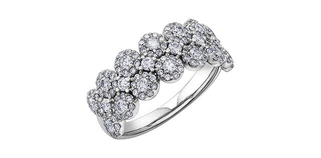Diamond Band 10 Karat Gold (1.14CTS TDW)