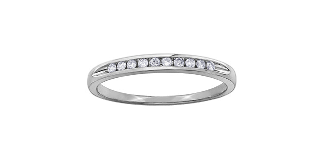 Ladies 10KTW ChiChi Stackable Ring 10=0.10CT