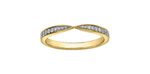 Diamond Band 10 Karat Gold (0.20CT TDW)