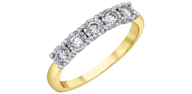 Diamond Illuminaire Anniversary Band 10 Karat Gold (0.33CT TDW)