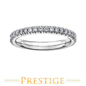 ENGAGEMENT RING 14KT WHITE GOLD 0.50CT TDW