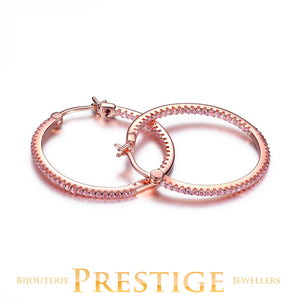 ELLE Rodeo Drive In & Out CZ - 30mm Hoops