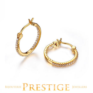 ELLE Rodeo Drive In & Out CZ - 20mm Hoop