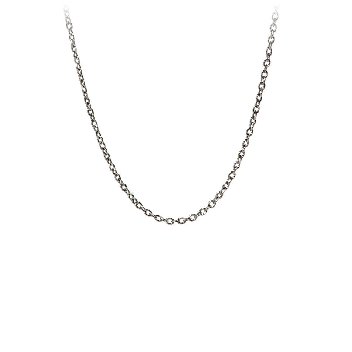 Pyrrha 925 Extendable Cable Chain Oxidized 50 GA - 22''