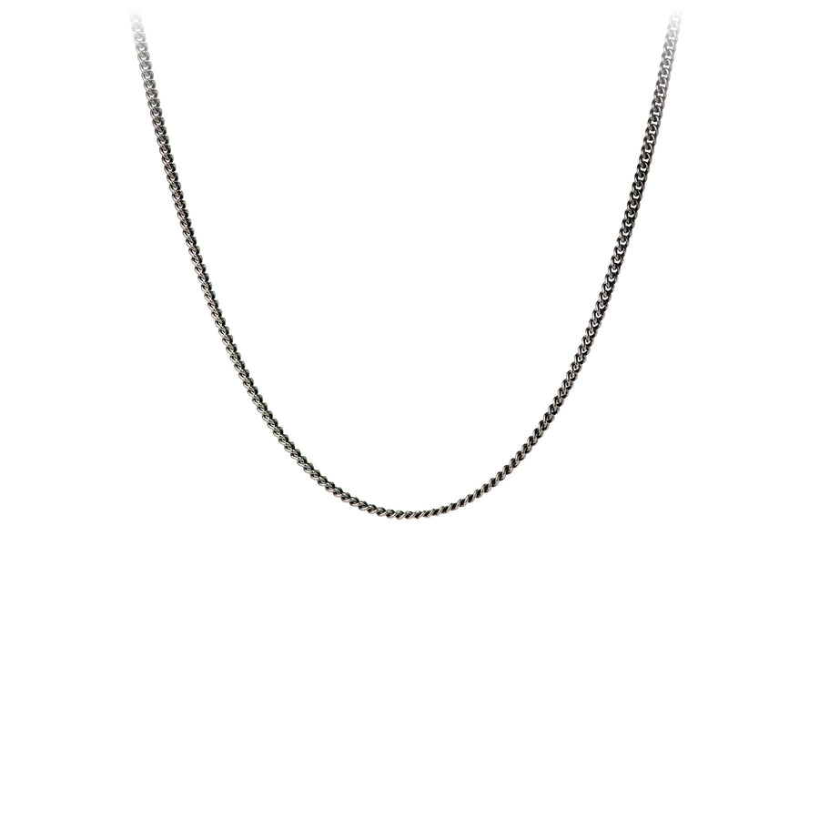Pyrrha 925 Round Curb Chain Oxidized 40 GA