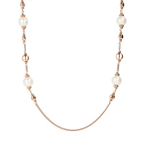 Bronzallure Pearls And Beads Necklace