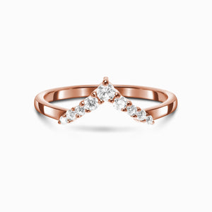 MoonMagic 925 & 14KT Rose Gold Vermeil White Topaz - Manifest Band