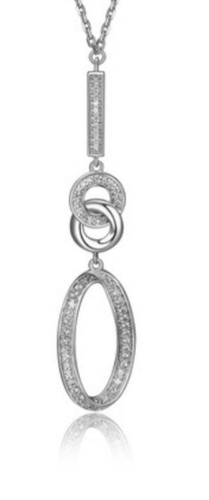 Royal Links - REIGN 925 Diamondlite CZ Link Necklace 16+2