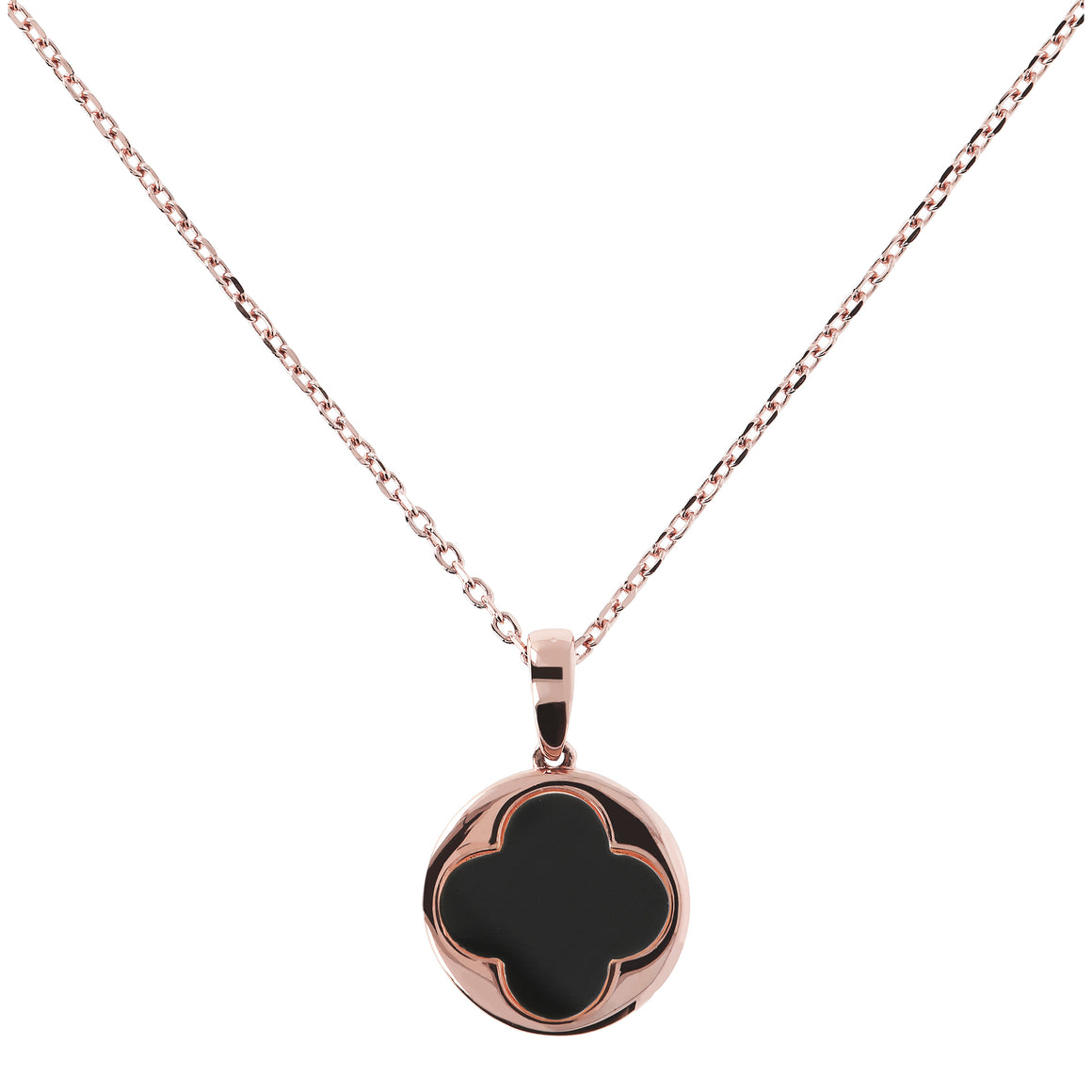 Bronzallure Black Onyx Necklace