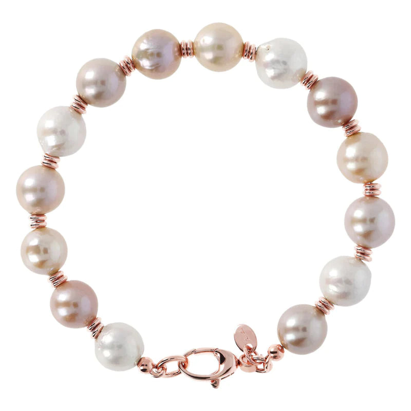 Bronzallure Bracelet with Ming Freshwater Cultured Pearls