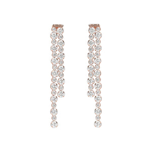 Bronzallure Tennis Gemstone Earrings