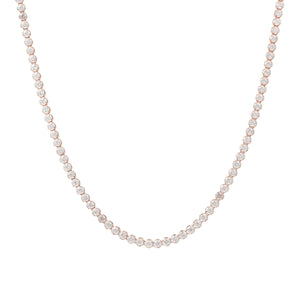 Bronzallure CZ Tennis Necklace
