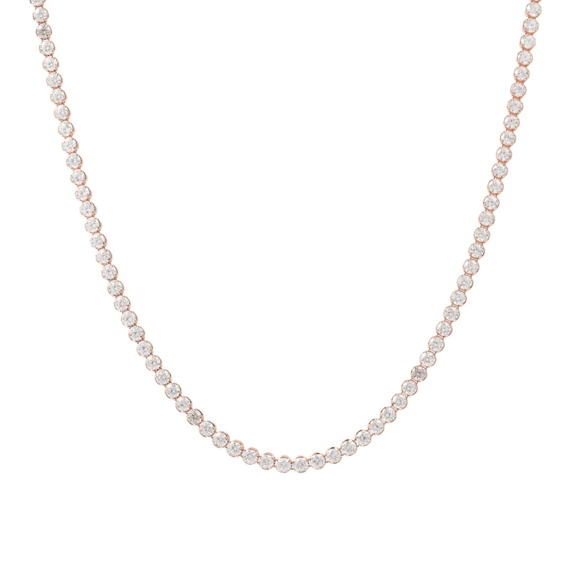 Bronzallure CZ Tennis Necklace