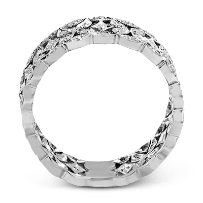 Ladies 14KTWhite Gold Statement Ring (0.74TDW)