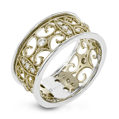 Ladies 14KT Yellow & White Gold Statement Ring (0.27TDW)