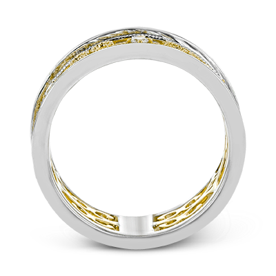 Ladies 14KT Yellow & White Gold Statement Ring (0.27TDW)