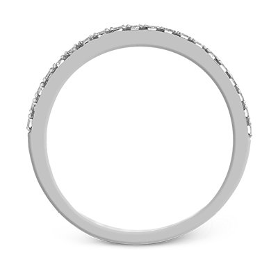 Ladies Wedding Band 14KT White Gold (0.22TDW)